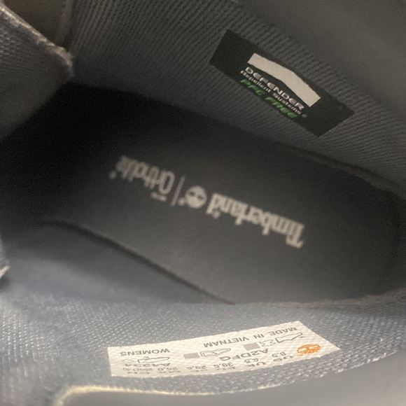 Tim’s Block heel👢8.5+Heavy link Sterling 925 Bracelet w 2 Stamped Charms 7.5” - Picture 15 of 17